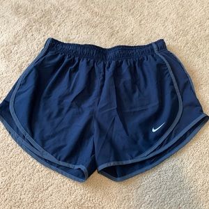 Navy blue Nike shorts